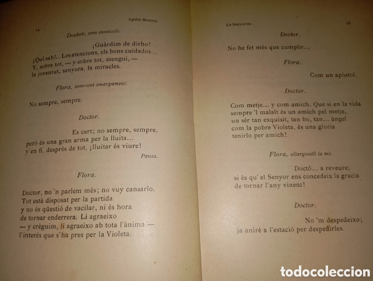 Libros antiguos: Apeles Mestres, La Senyoreta - Foto 2