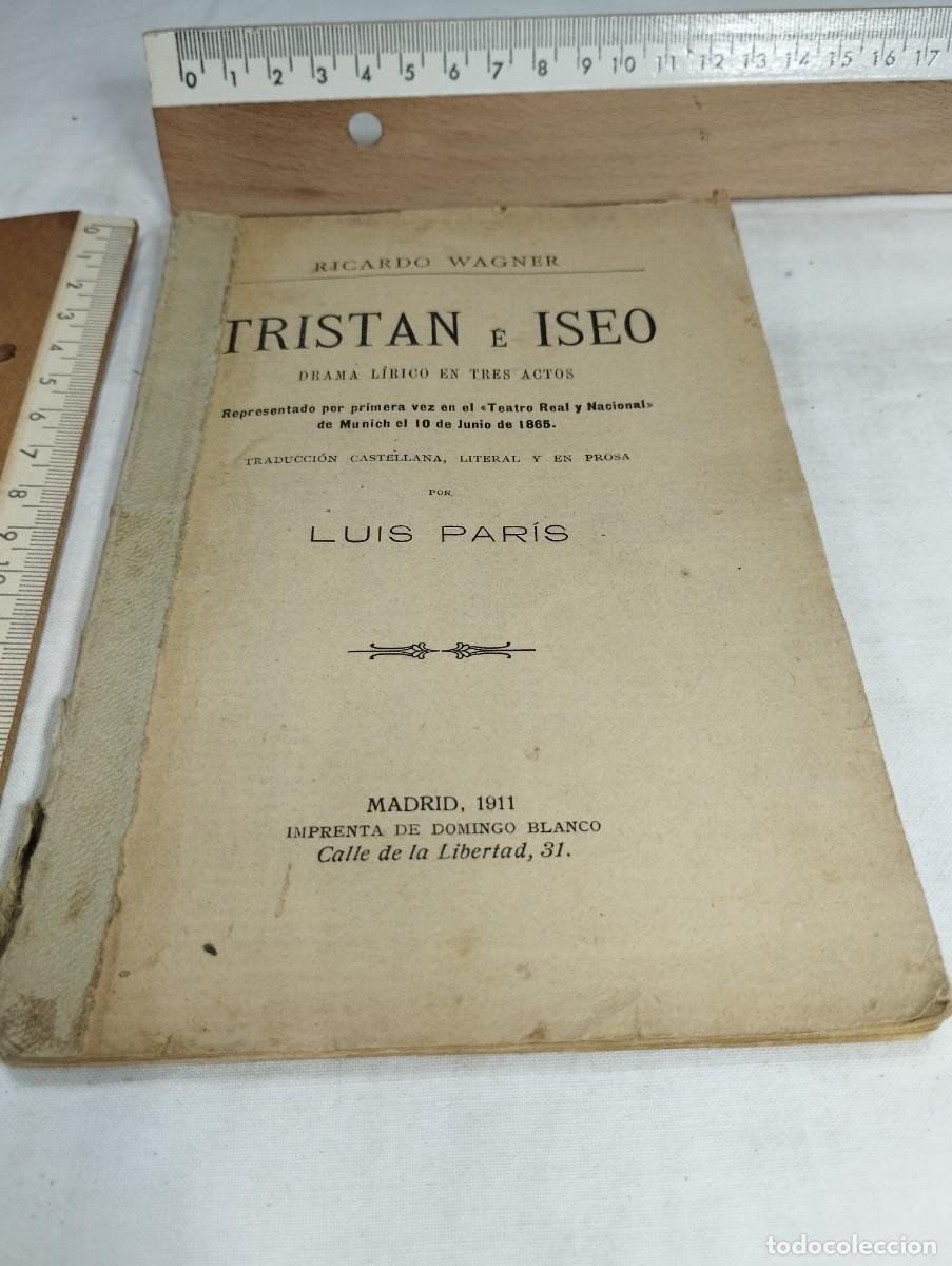 Libros antiguos: Trist&aacute;n e Iseo. Luis Par&iacute;s, 1911 - Foto 1