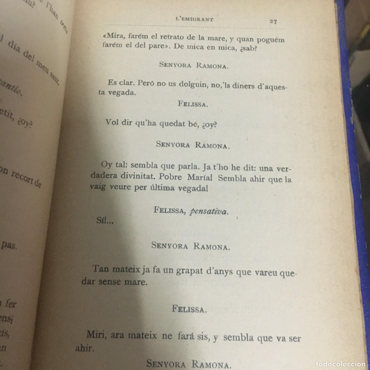 Libros antiguos: lemigrant - adri&agrave; gual - Foto 2
