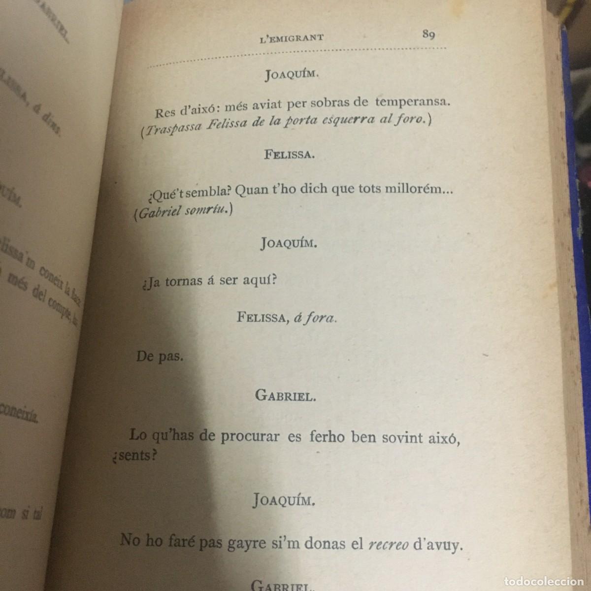 Libros antiguos: lemigrant - adri&agrave; gual - Foto 3