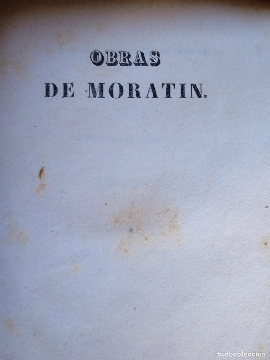 Libros antiguos: Moratin, obras dram&aacute;ticas, Hamlet, Barcelona 1834 - Foto 3