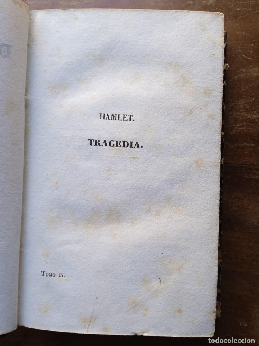 Libros antiguos: Moratin, obras dram&aacute;ticas, Hamlet, Barcelona 1834 - Foto 5