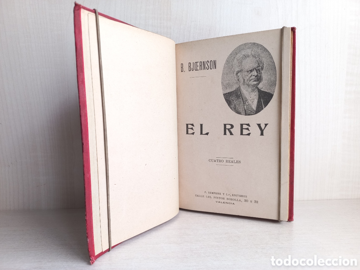 Libros antiguos: El rey. Bjoernson. Sempere y Compa&ntilde;&iacute;a Editores. - Foto 4