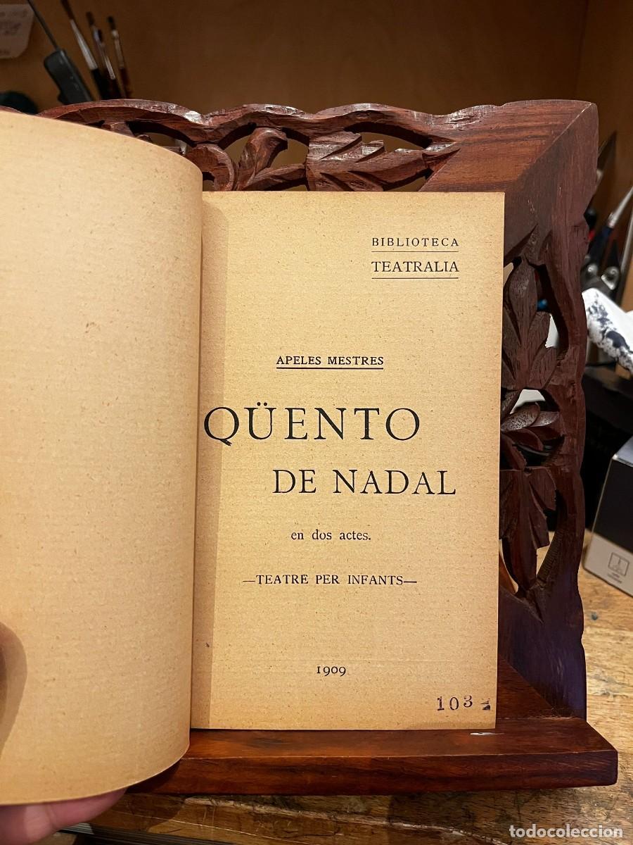Libros antiguos: Q&uuml;ento de Nadal. Apeles Mestres - Foto 2