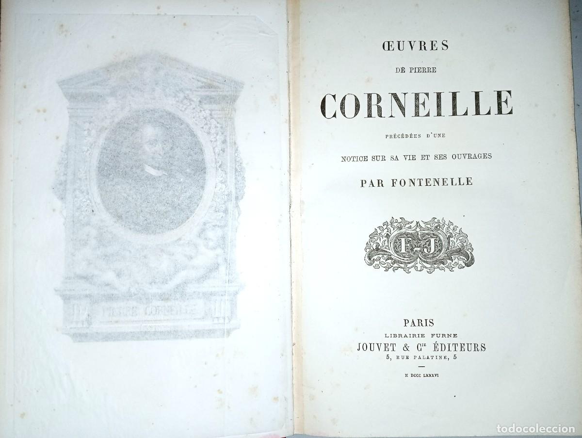 Libros antiguos: OEUVRES DE PIERRE DE CORNEILLE - Foto 3