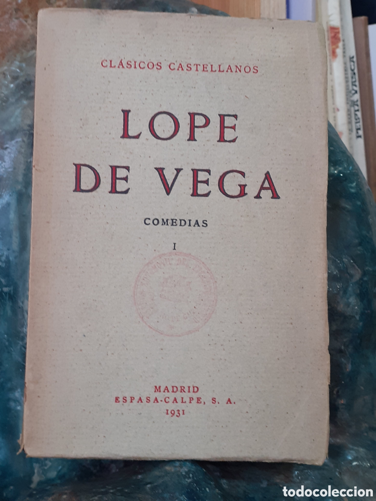 Libros antiguos: Comedias I. Lope de Vega. - Foto 1