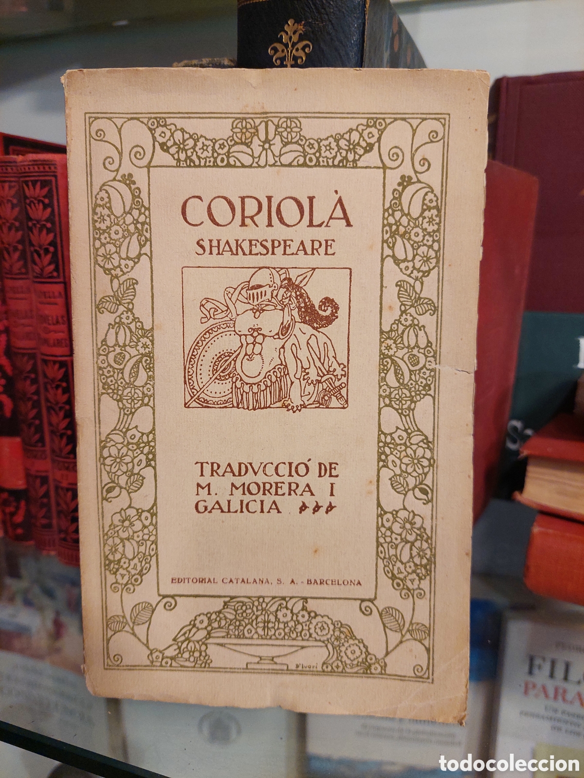 Libros antiguos: Coriol&agrave; de W. Shakespeare. - Foto 1
