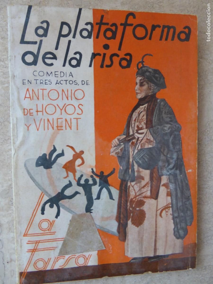 Libros antiguos: La plataforma de la risa. A. de Hoyos y Vinent. - Foto 1
