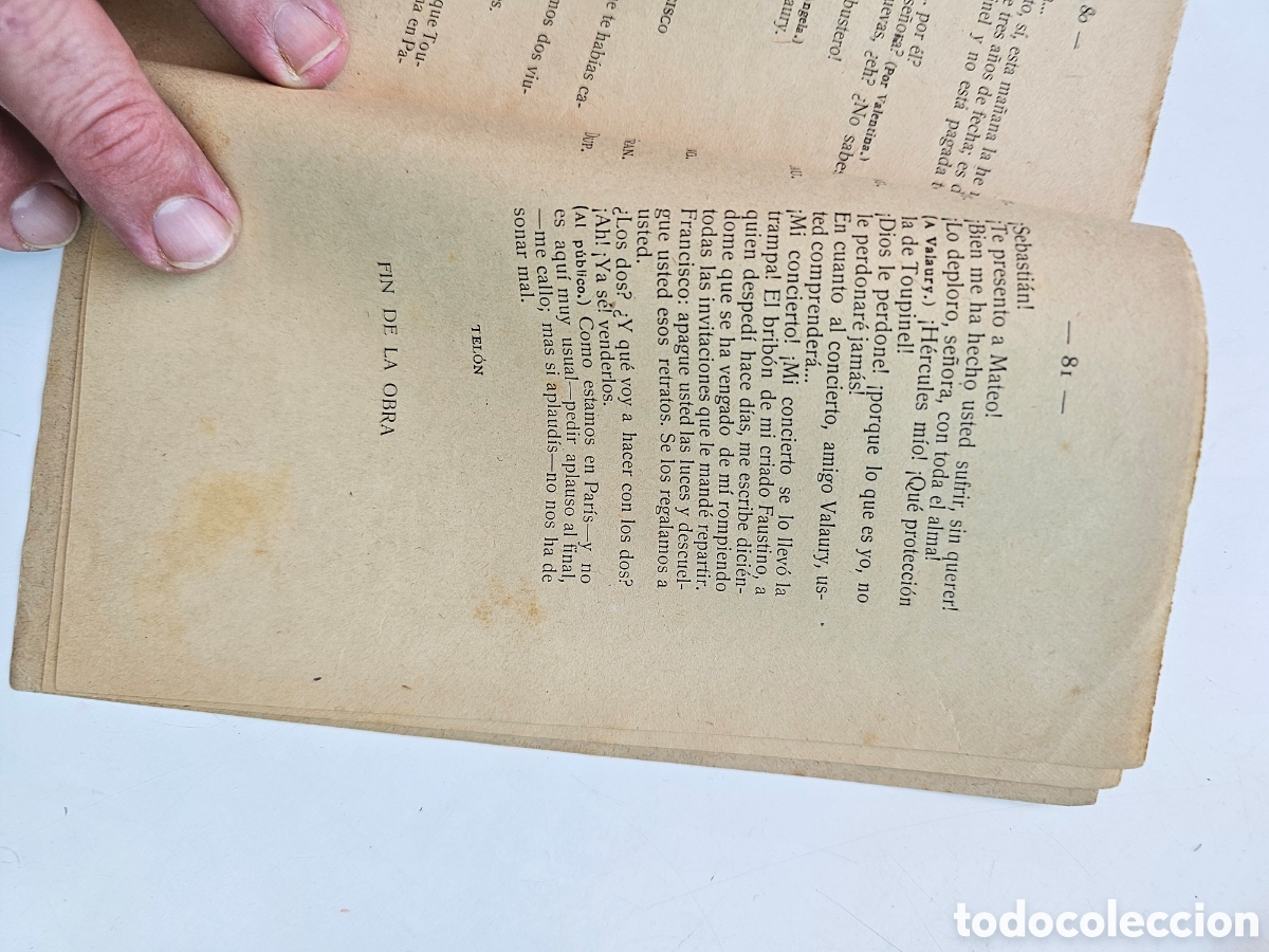 Libros antiguos: Librito El difunto Toupinel Bisson 1914 - Foto 5