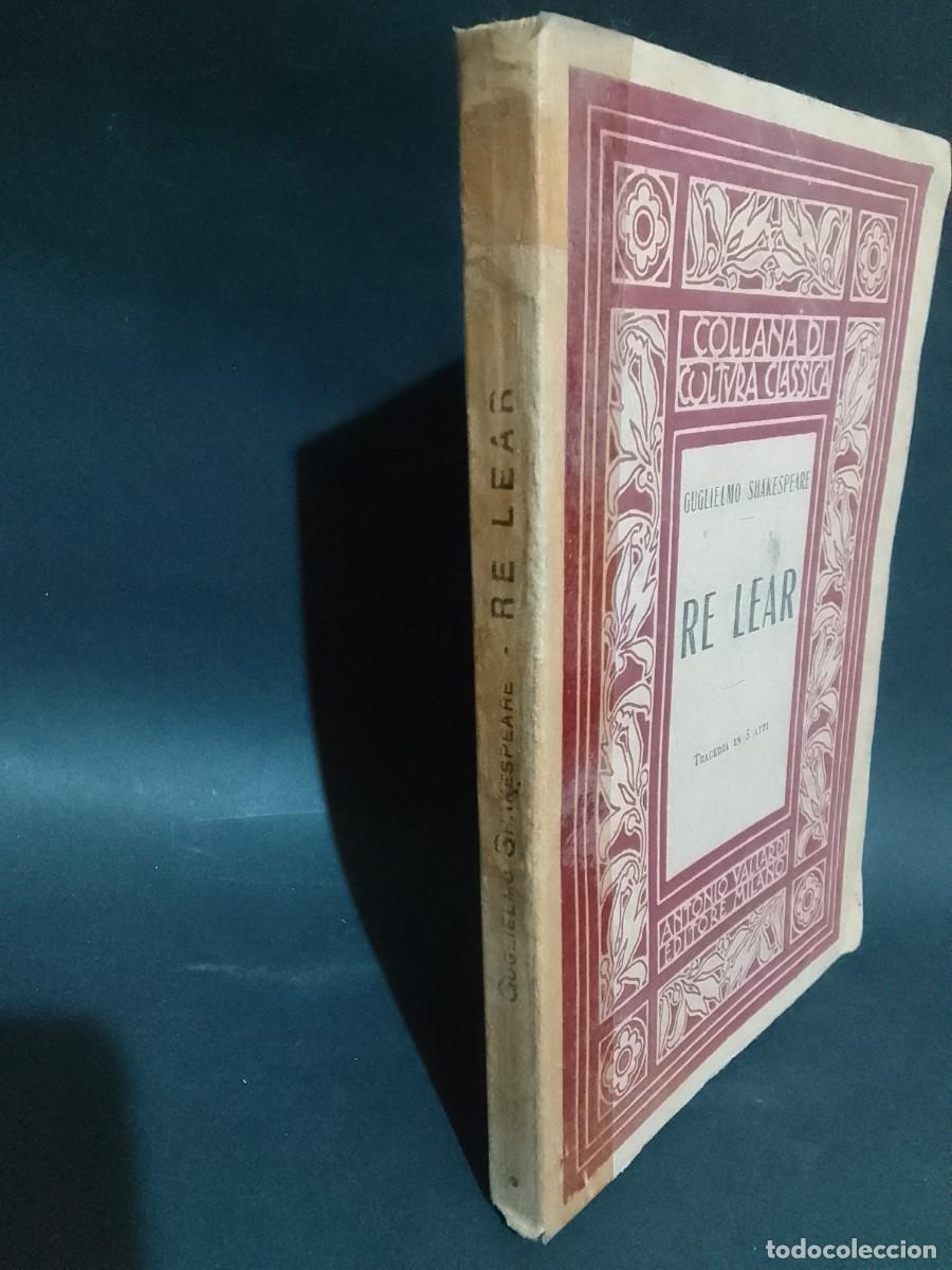 Libros antiguos: Guglielmo Shakespeare - Re Lear - Primera Edici&oacute;n - 1926 - Foto 2