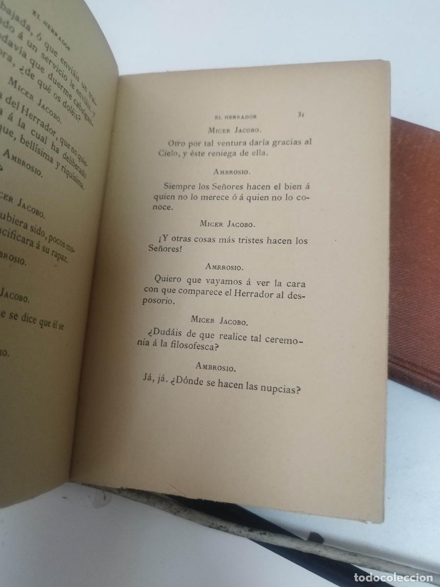 Libros antiguos: Comedia de el herrador. Pedro Aretino. 1908 - Foto 3