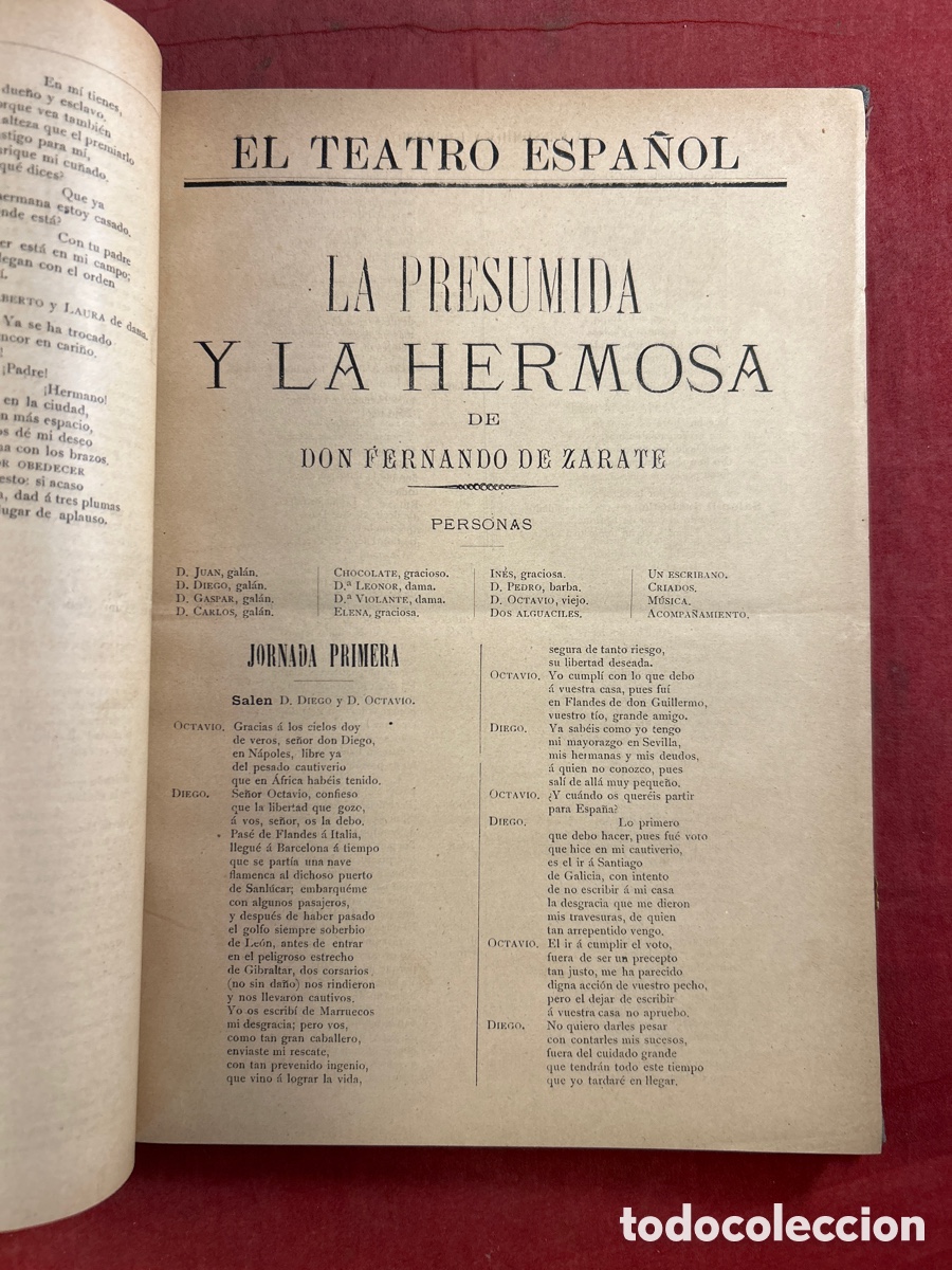 Libros antiguos: EL TEATRO ESPA&Ntilde;OL. Varias obras - Foto 2