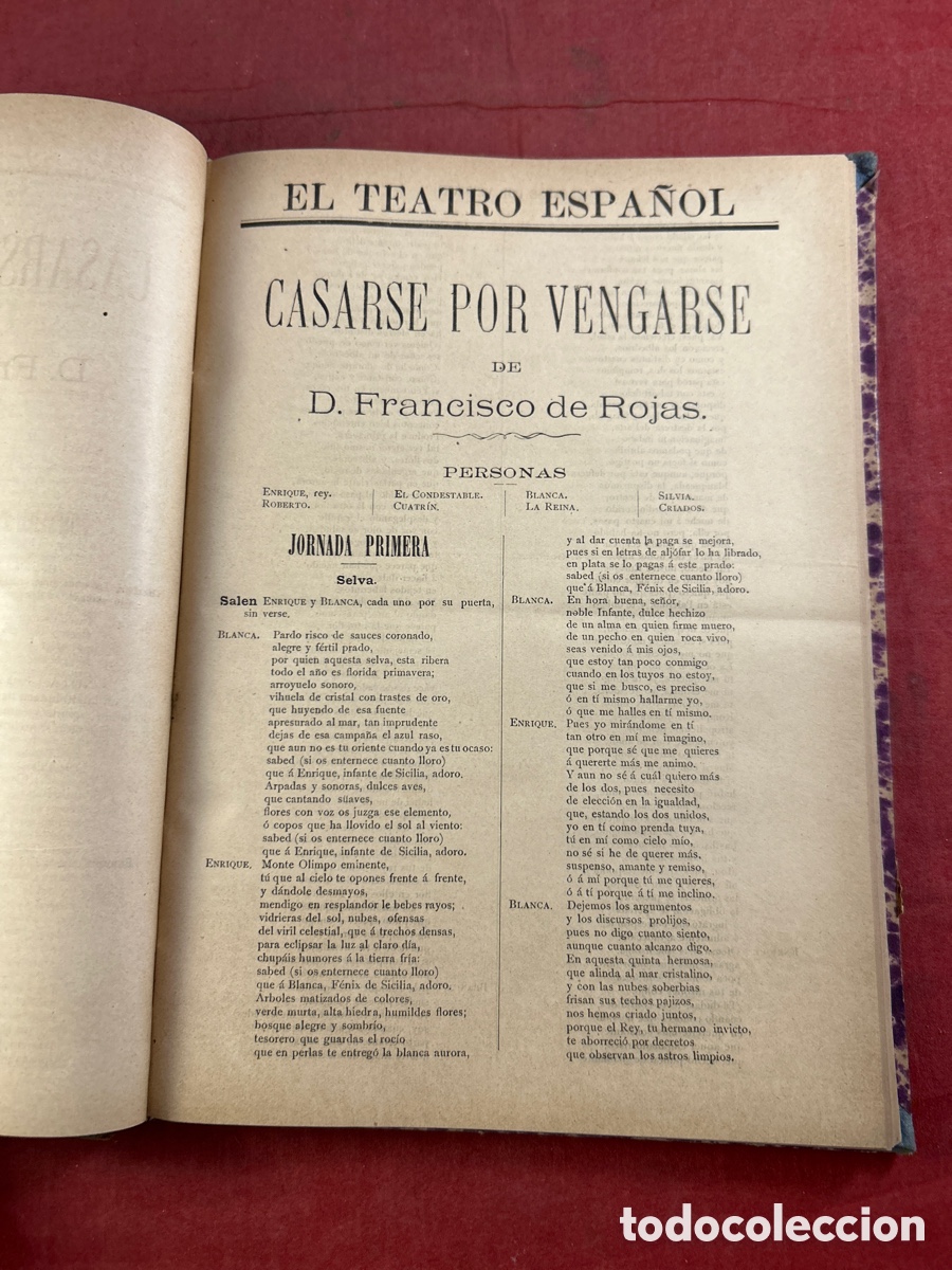 Libros antiguos: EL TEATRO ESPA&Ntilde;OL. Varias obras - Foto 4