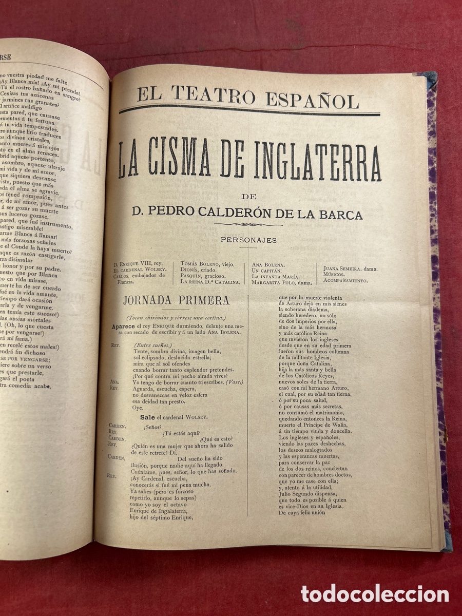 Libros antiguos: EL TEATRO ESPA&Ntilde;OL. Varias obras - Foto 5