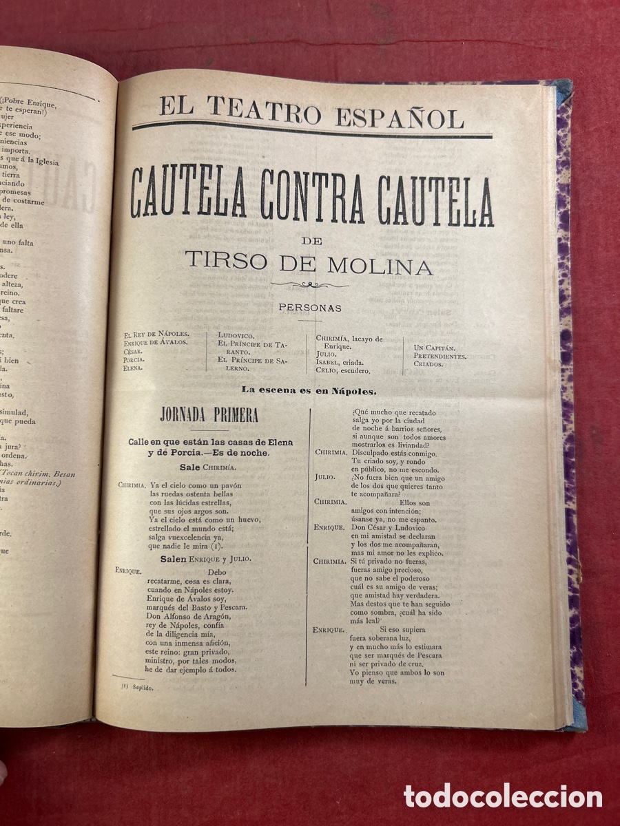 Libros antiguos: EL TEATRO ESPA&Ntilde;OL. Varias obras - Foto 6