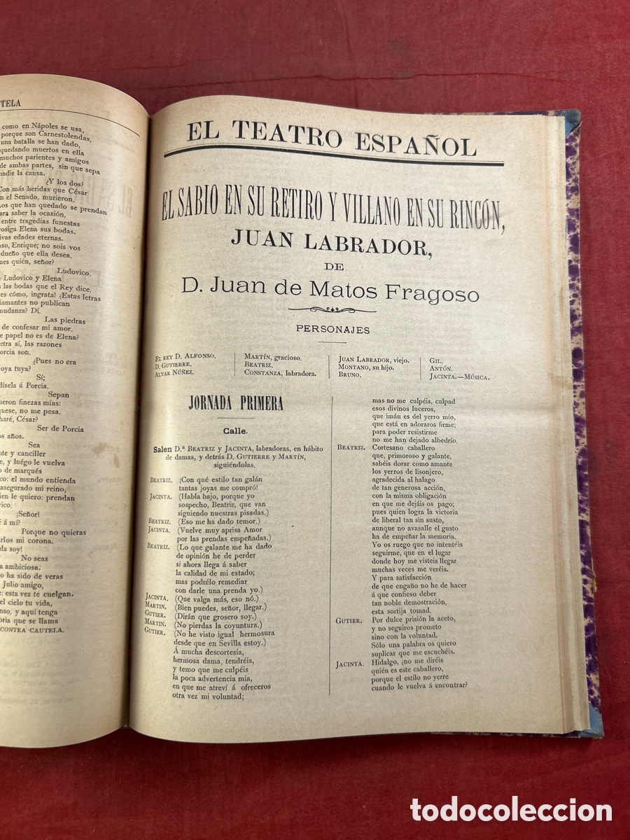 Libros antiguos: EL TEATRO ESPA&Ntilde;OL. Varias obras - Foto 7