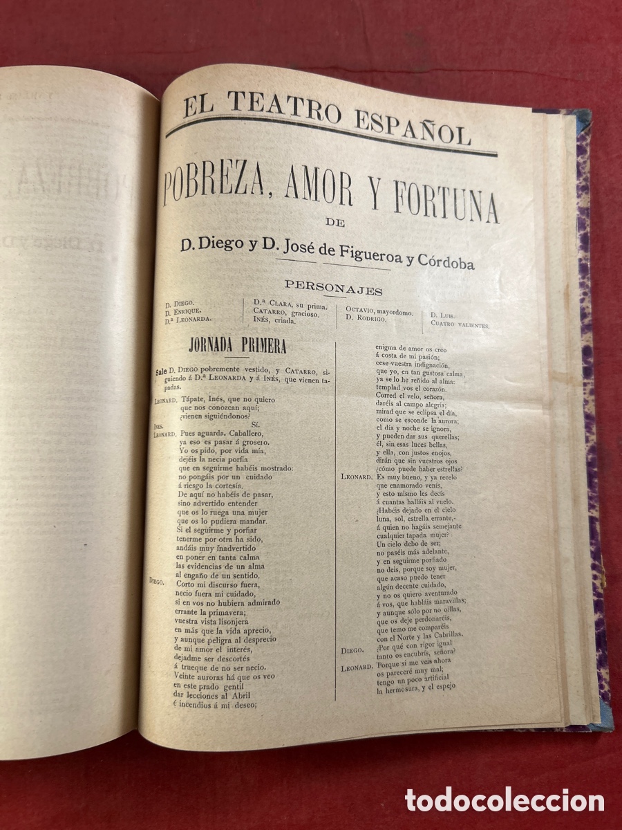Libros antiguos: EL TEATRO ESPA&Ntilde;OL. Varias obras - Foto 8