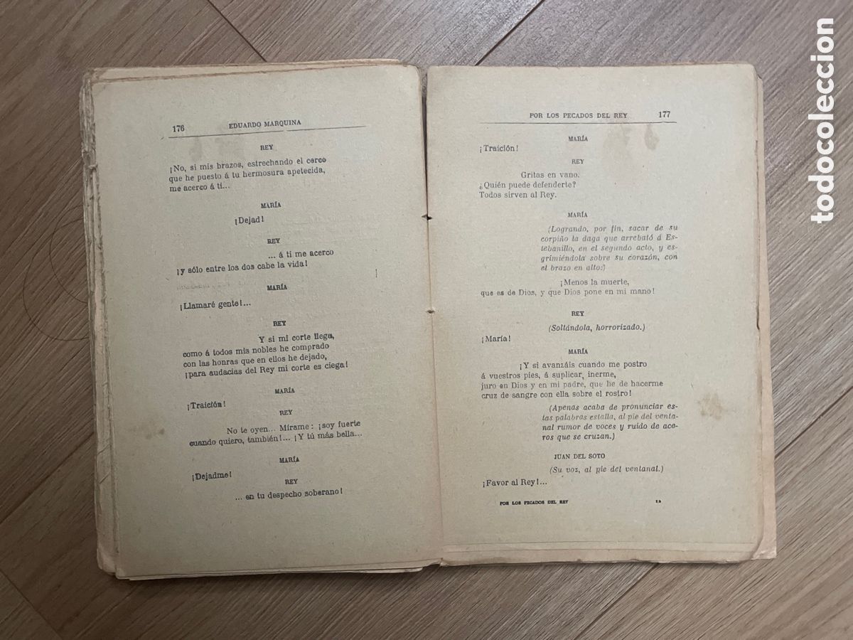 Libros antiguos: Por los pecados del Rey / Marquina, E. - Foto 4