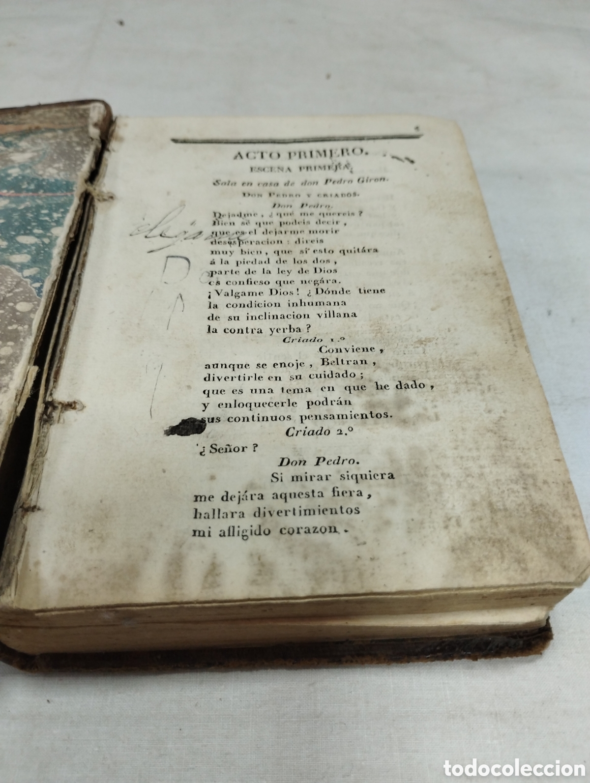 Libros antiguos: Colecci&oacute;n de comedias. Lope 1 - Foto 2
