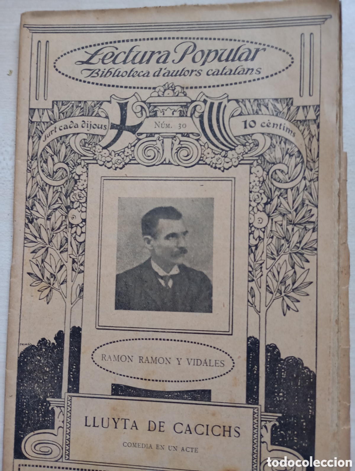 Libros antiguos: R. Ramon, Lluyta de cacichs - Foto 1