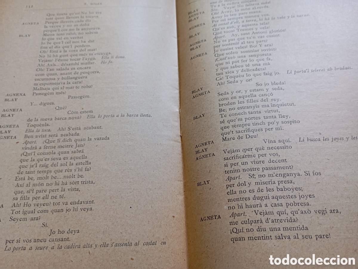 Libros antiguos: Frederich Soler, A la vora de la mar - Foto 2