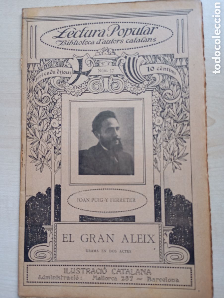 Libros antiguos: Joan Puig y Ferreter, El gran Aleix - Foto 1