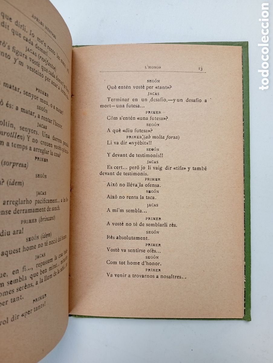 Libros antiguos: Lhonor per Apel&middot;les Mestres - Foto 3