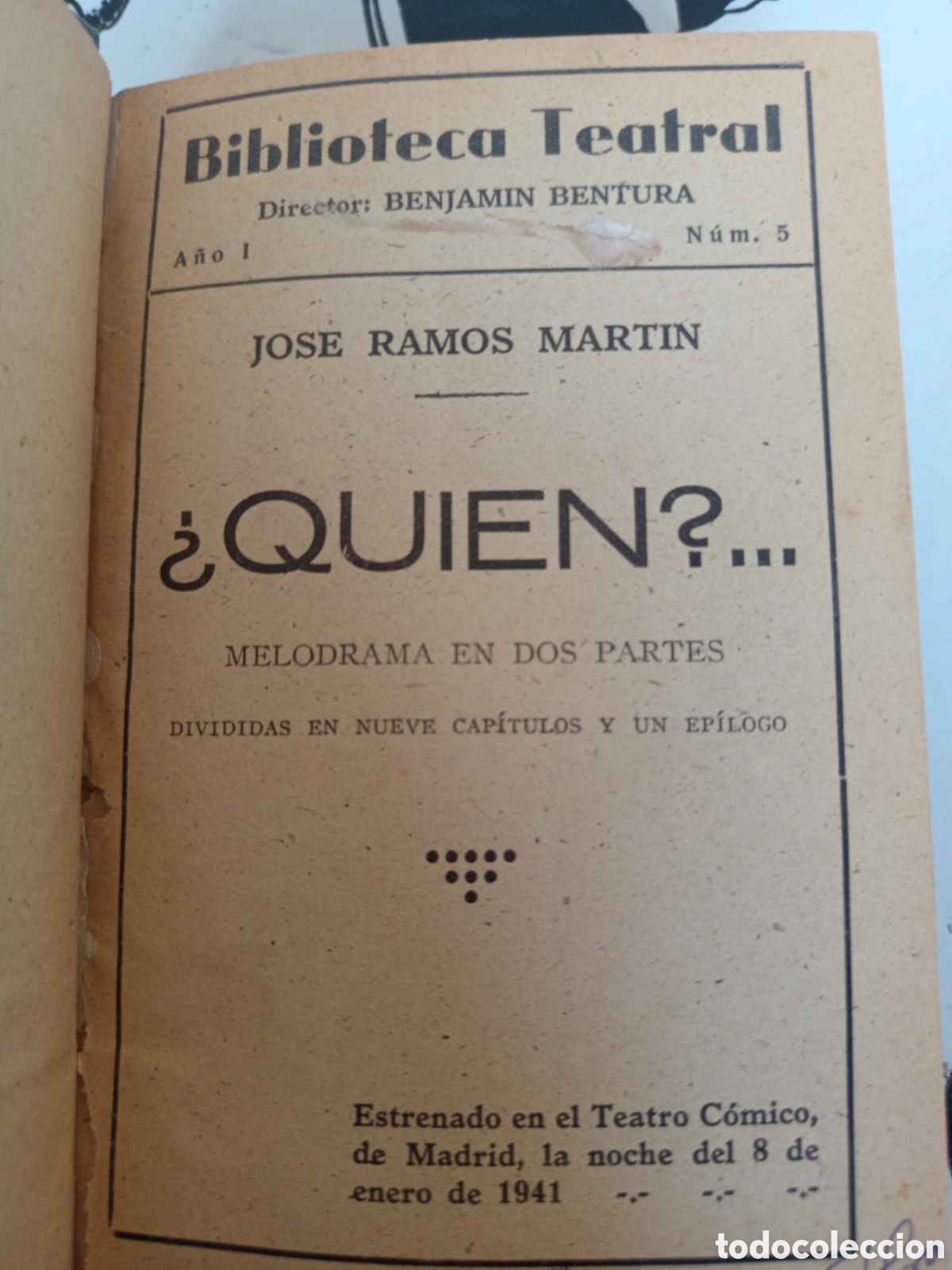 Libros antiguos: &iquest;Quien? De Jose ramos Mart&iacute;n - Foto 3