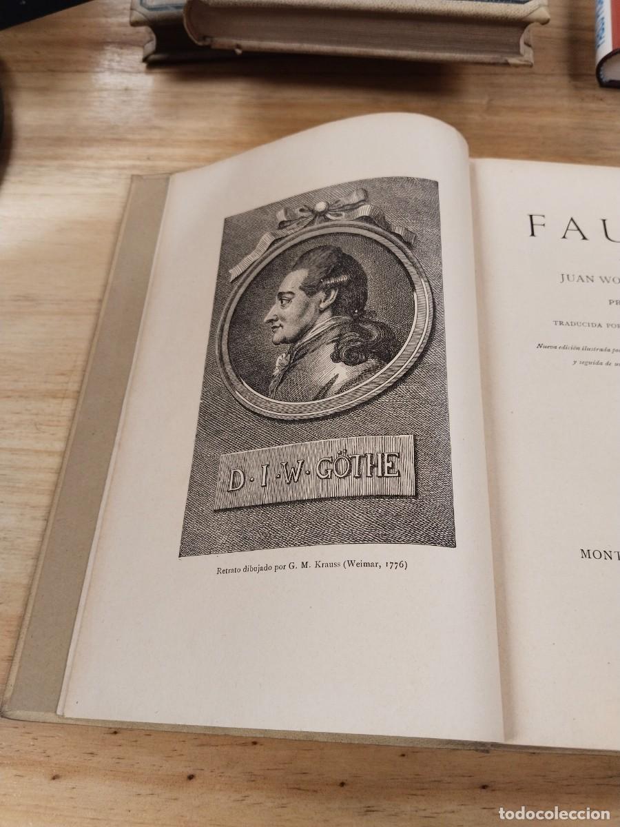 Libros antiguos: Fausto - Goethe ( Montaner y Sim&oacute;n 1929) - Foto 5