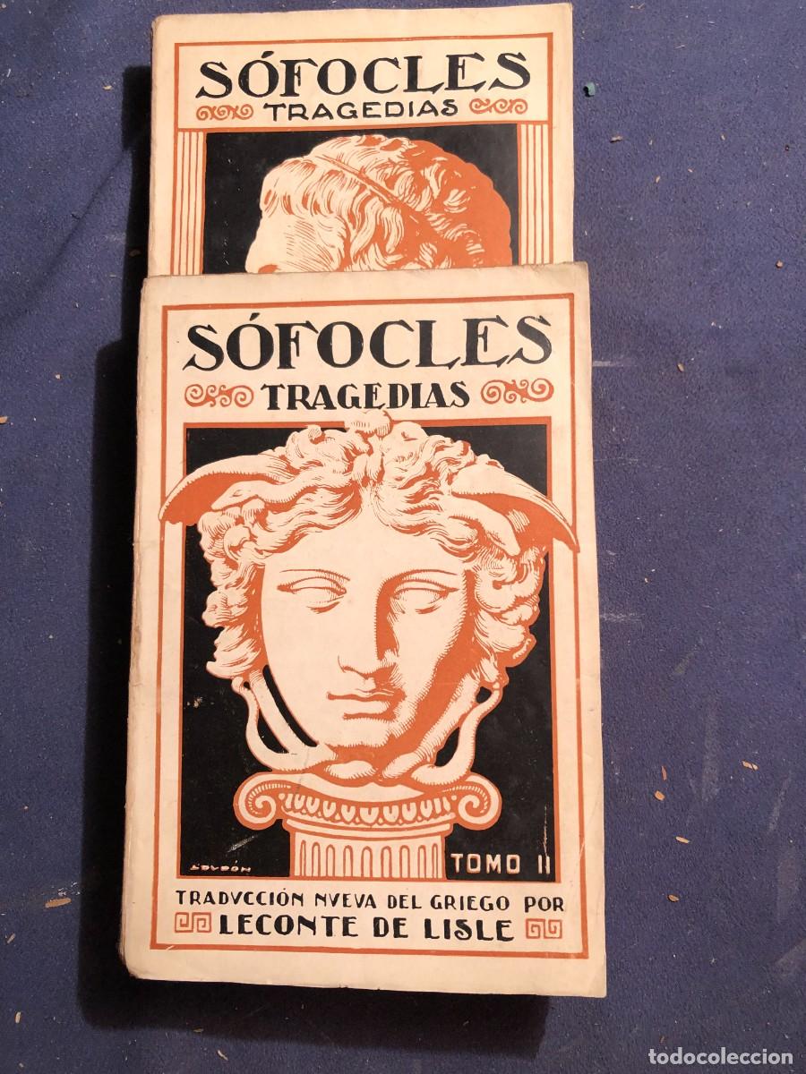 Libros antiguos: S&Oacute;FOCLES: - TRAGEDIAS (2 VOLUMENES) - (PROMETEO, C.1920) - Foto 1