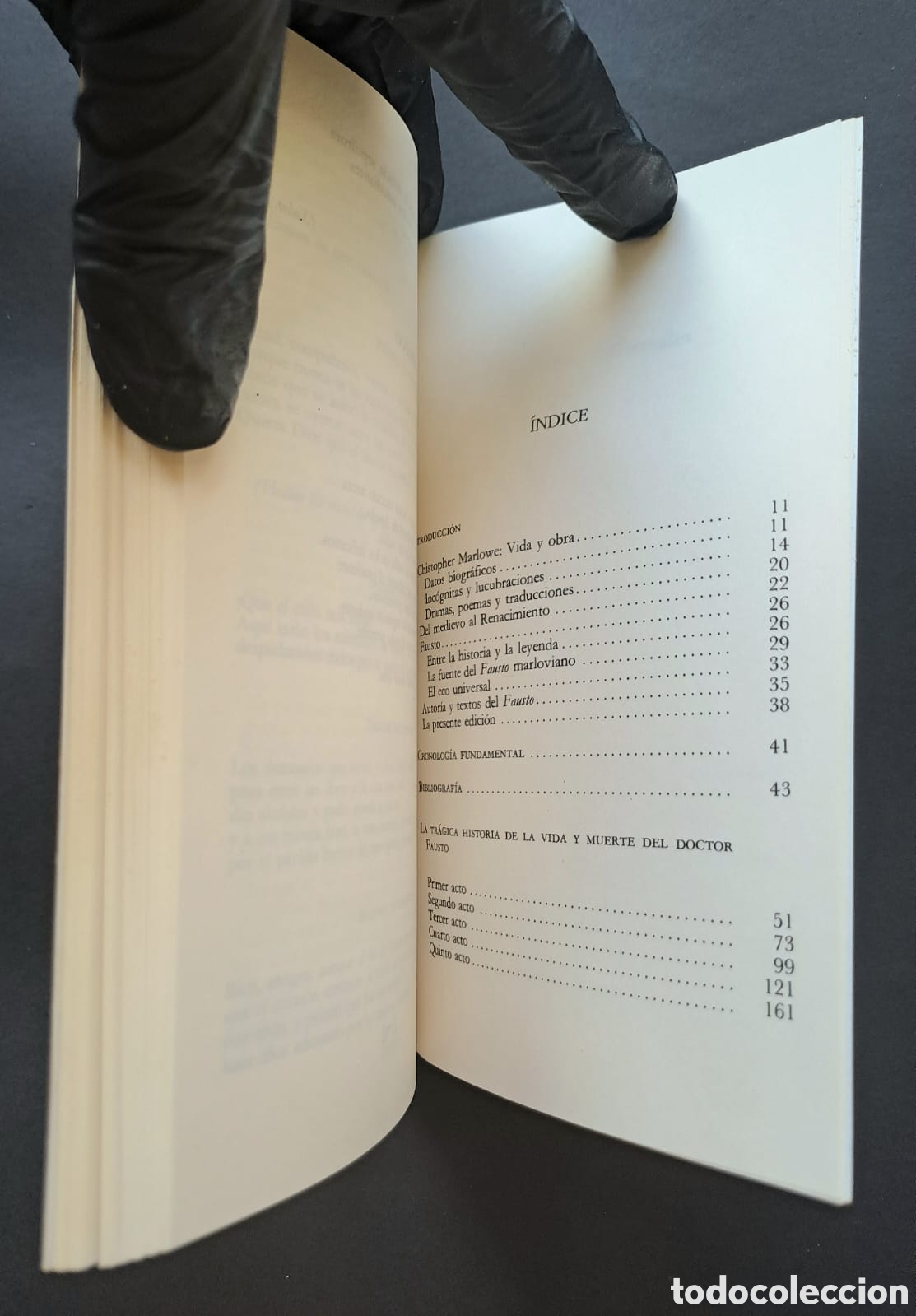 Libros antiguos: Fausto - Cristopher Marlowe - C&aacute;tedra Letras Universales - Foto 7