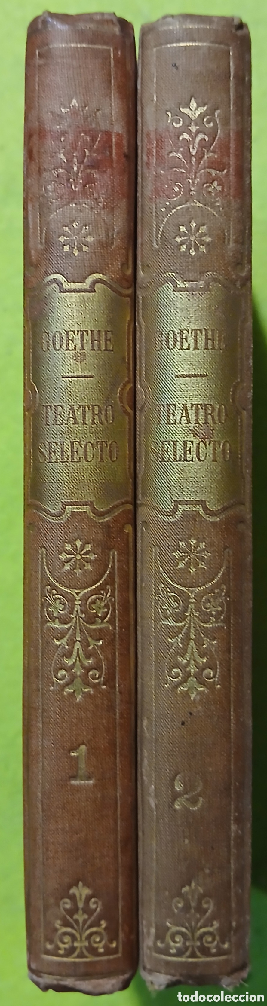 Libros antiguos: Teatro Selecto, Goethe - Foto 8
