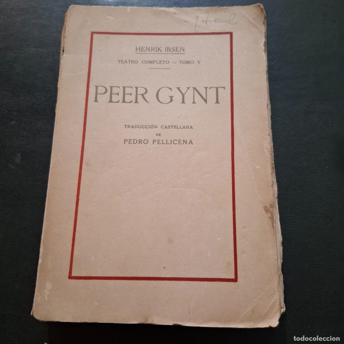 Libros antiguos: Peer Gynt - Henrik Ibsen - Foto 1