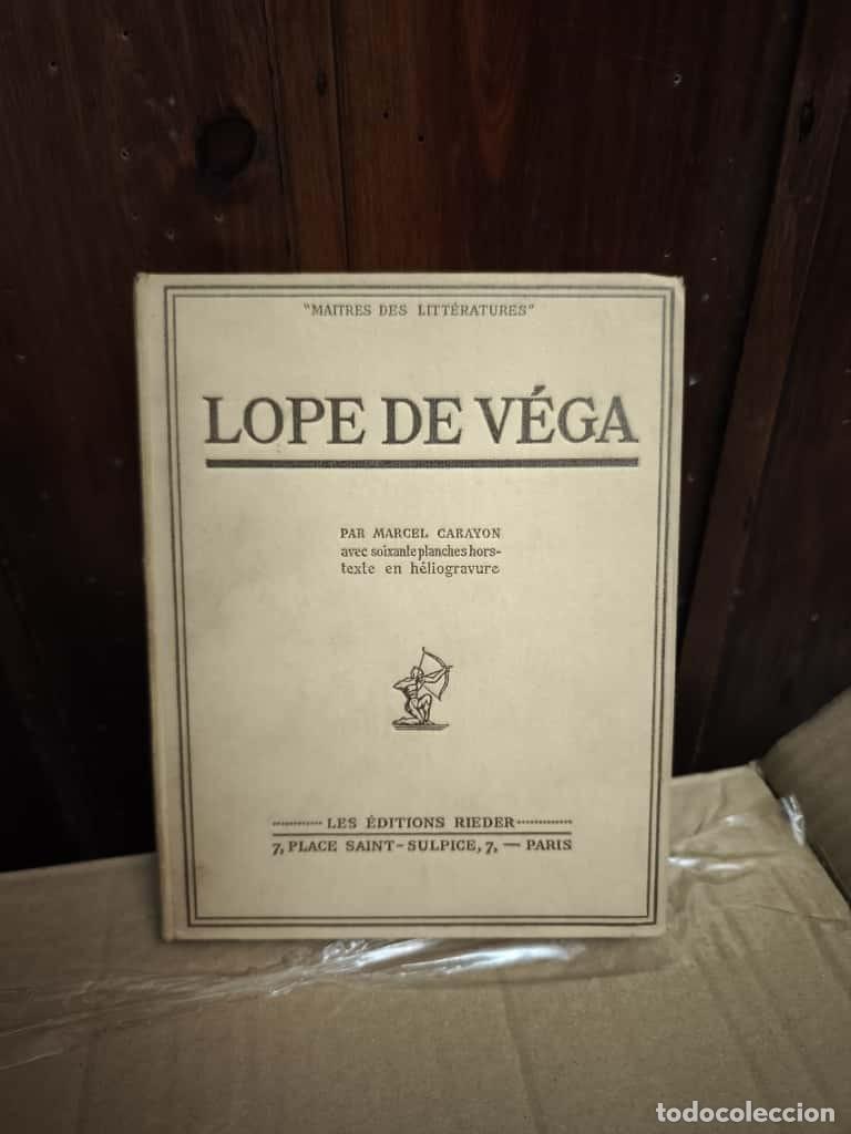 Libros antiguos: Lope de V&eacute;ga - Marcel Carayon - Foto 1