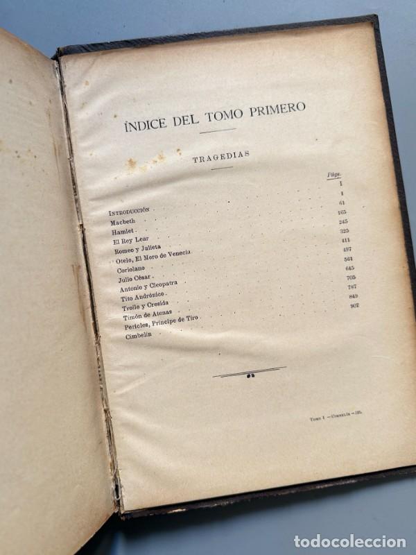 Libros antiguos: Obras completas Shakespeare tragedias - Casa Editorial Segui, ca. 1920 - Foto 9