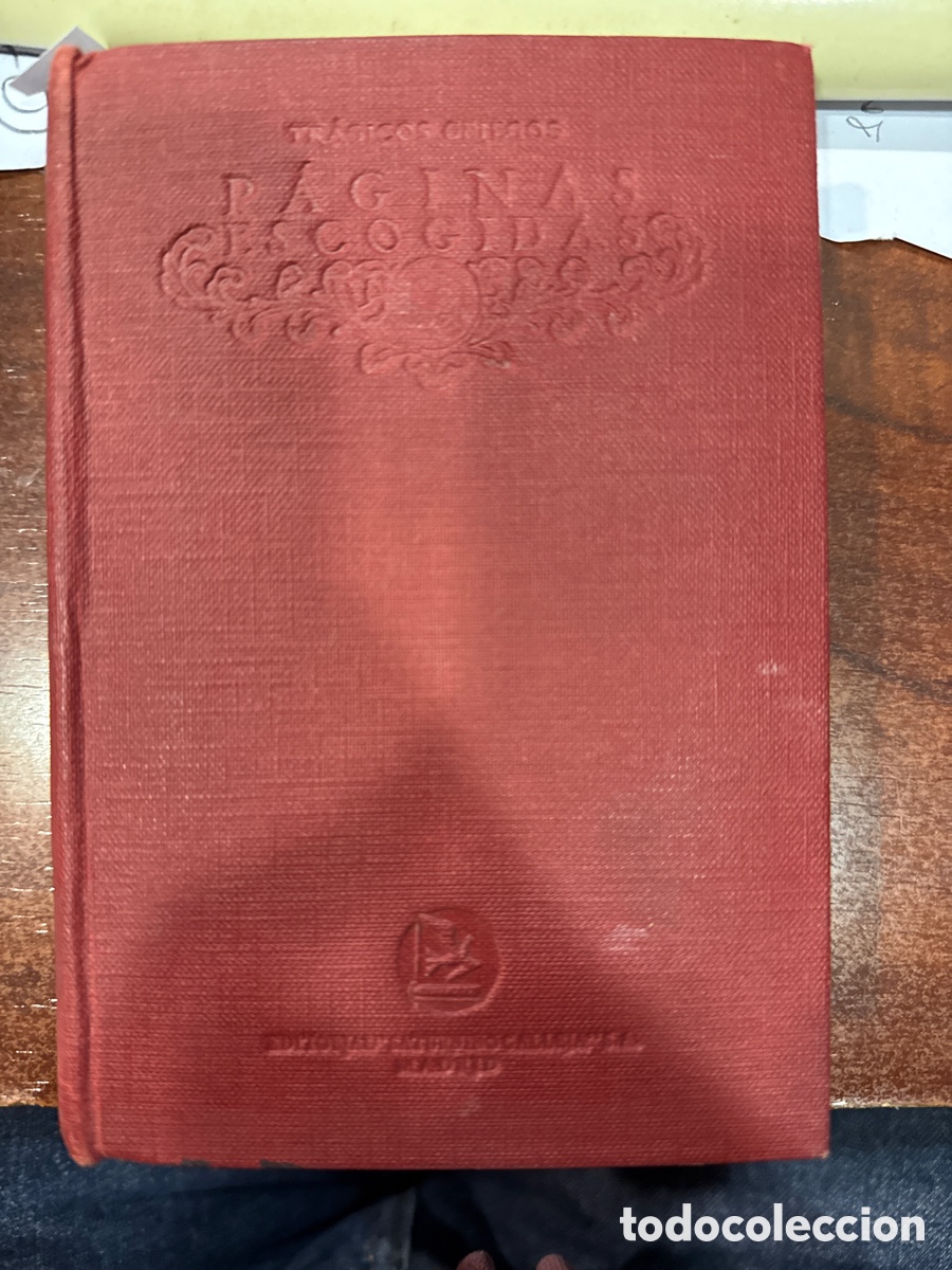 Libros antiguos: Los TR&Aacute;GICOS griegos: Esquilo-S&oacute;focles-Eur&iacute;pides - Foto 1