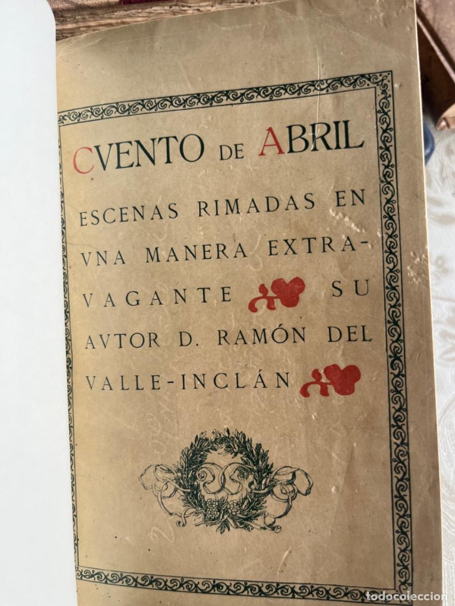 Libros antiguos: Valle-Incl&aacute;n, Ram&oacute;n del.- Cuento de abril - Foto 2