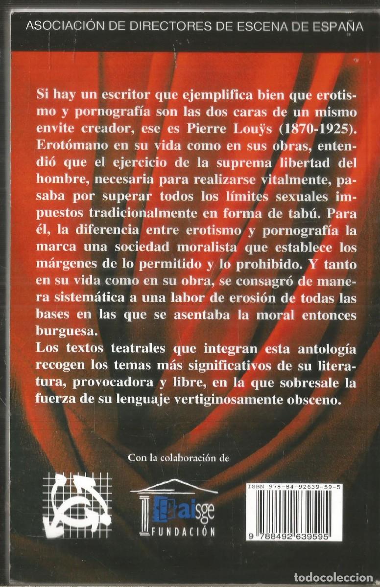Libros antiguos: PIERRE LOUYS. TEATRO EROTICO. - Foto 2