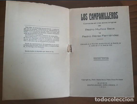 Libros antiguos: Los campanilleros - Libro de 1925 - Foto 2
