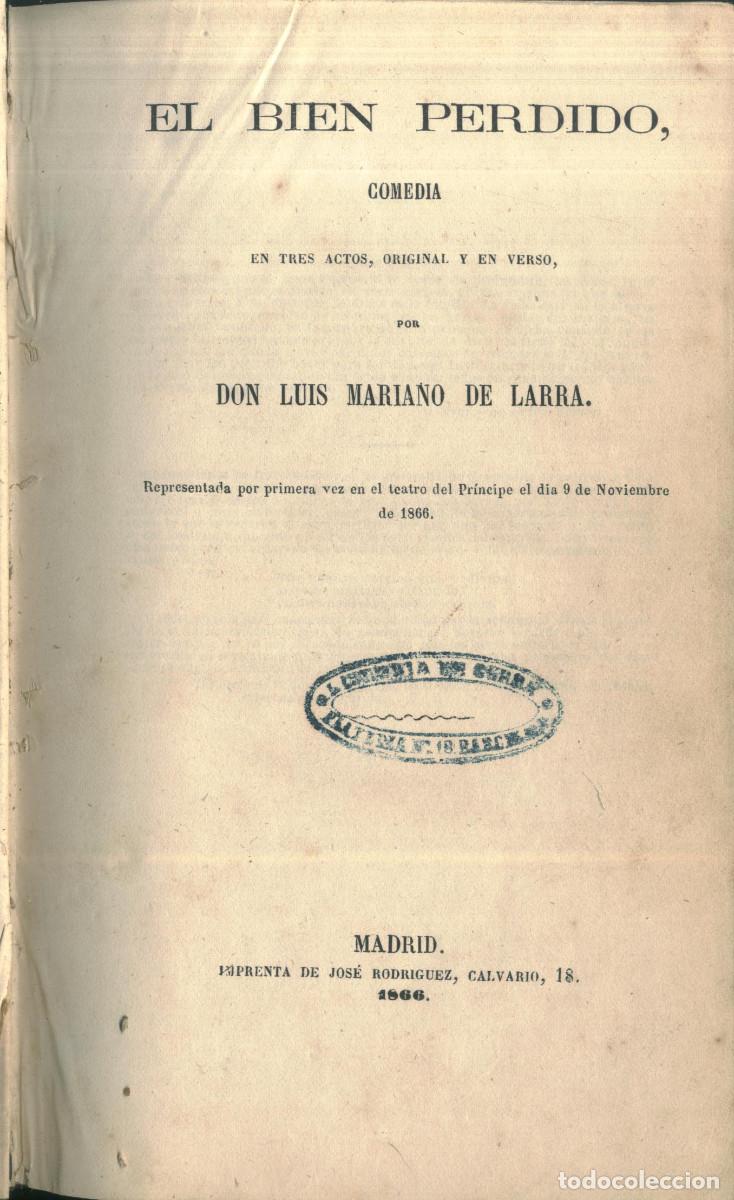 Libros antiguos: 6 Obras Dram&aacute;ticas (1852-1867) - Foto 1