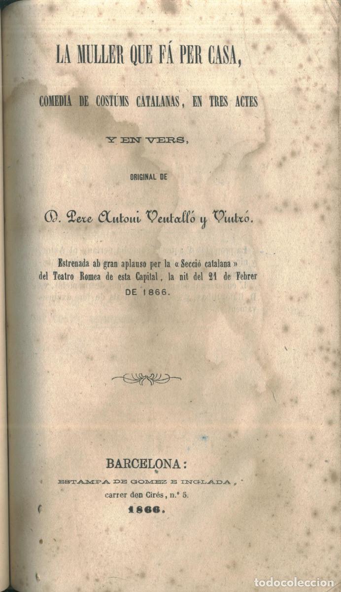 Libros antiguos: 6 Obras Dram&aacute;ticas (1852-1867) - Foto 3