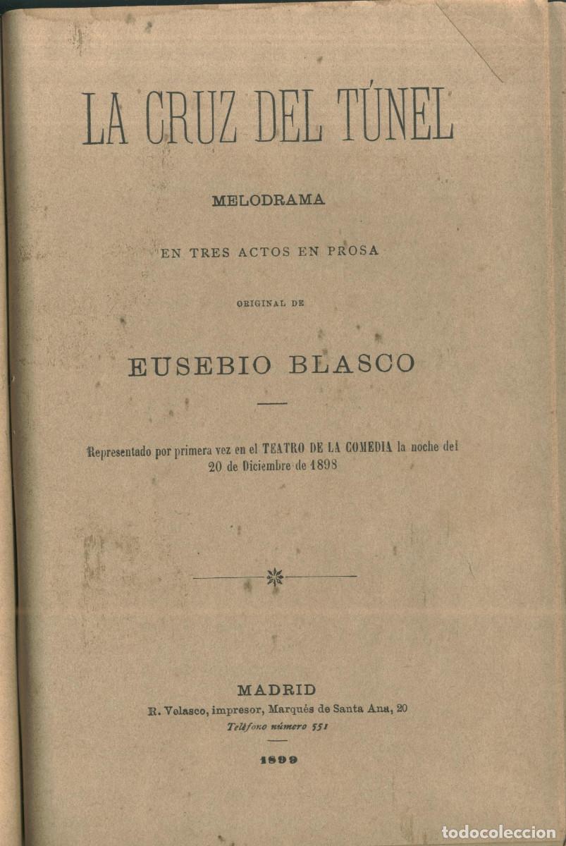 Libros antiguos: 12 Teatro Selecto de Eusebio BLASCO (1882-1910) - Foto 3