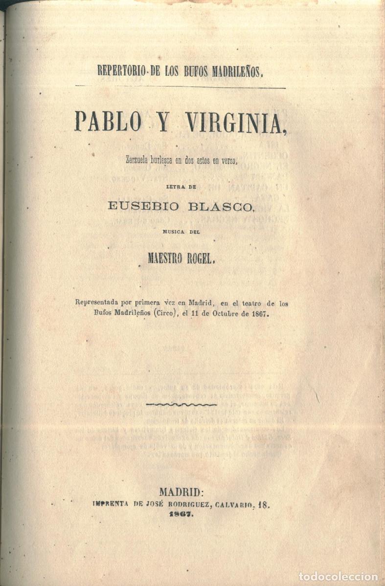 Libros antiguos: 12 Teatro Selecto de Eusebio BLASCO (1882-1910) - Foto 9