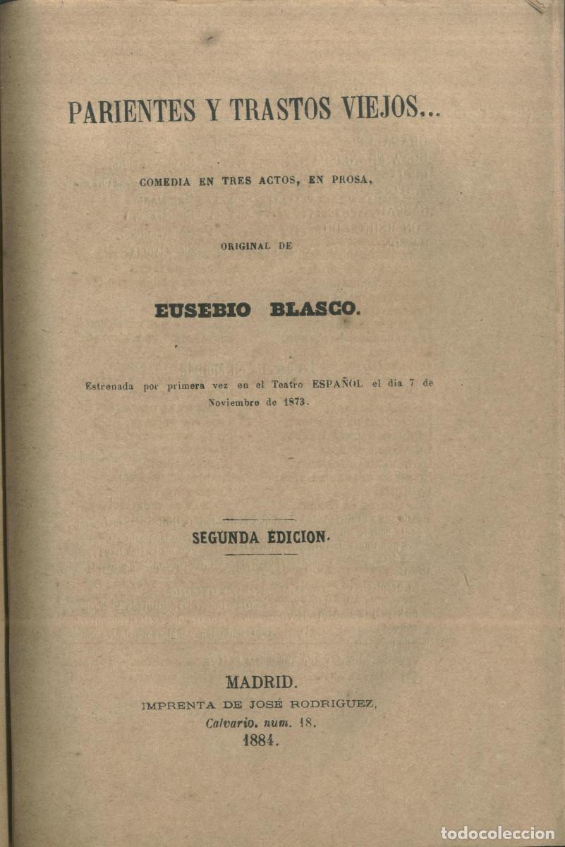 Libros antiguos: 12 Teatro Selecto de Eusebio BLASCO (1882-1910) - Foto 10