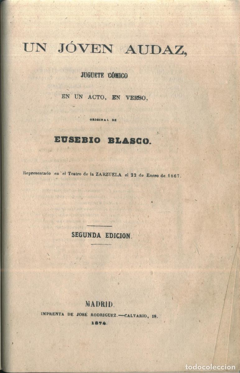 Libros antiguos: 12 Teatro Selecto de Eusebio BLASCO (1882-1910) - Foto 12