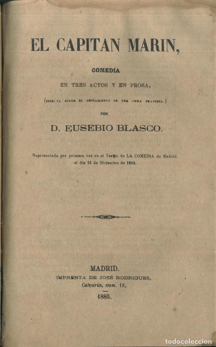 Libros antiguos: 9 Teatro Selecto de Eusebio BLASCO (1866-1900) - Foto 3