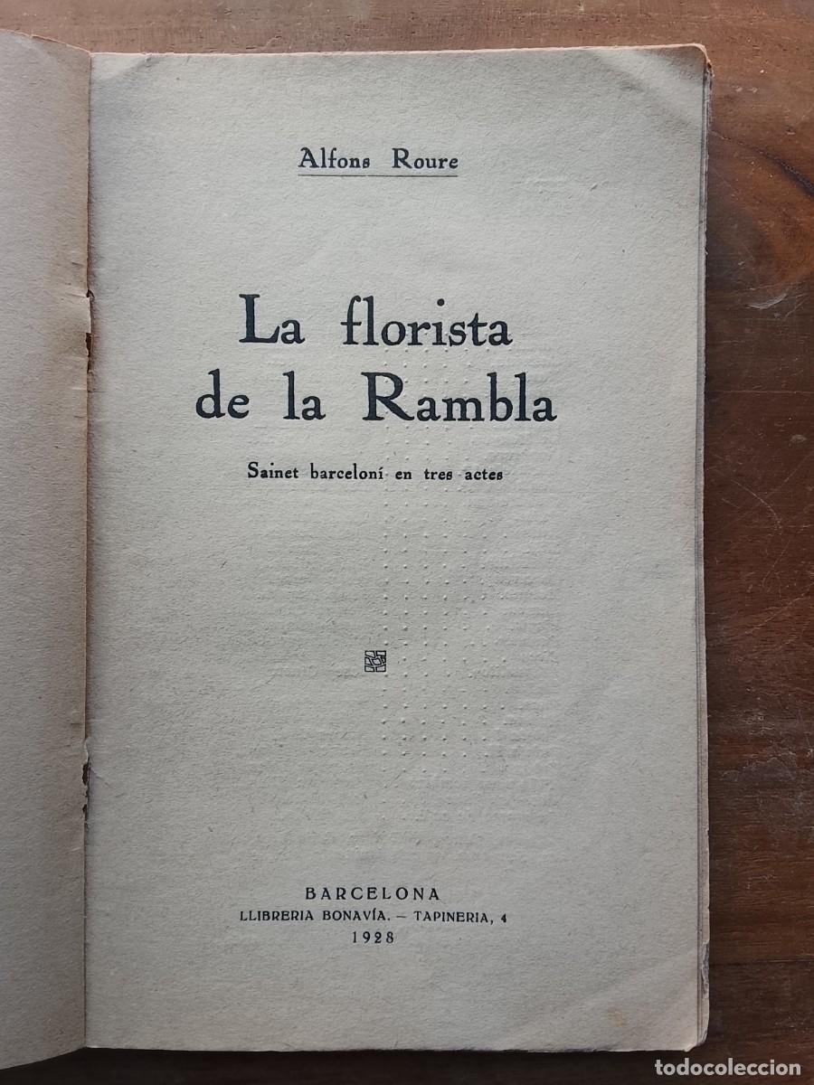 Libros antiguos: La florista de la rambla 1928 - Foto 2