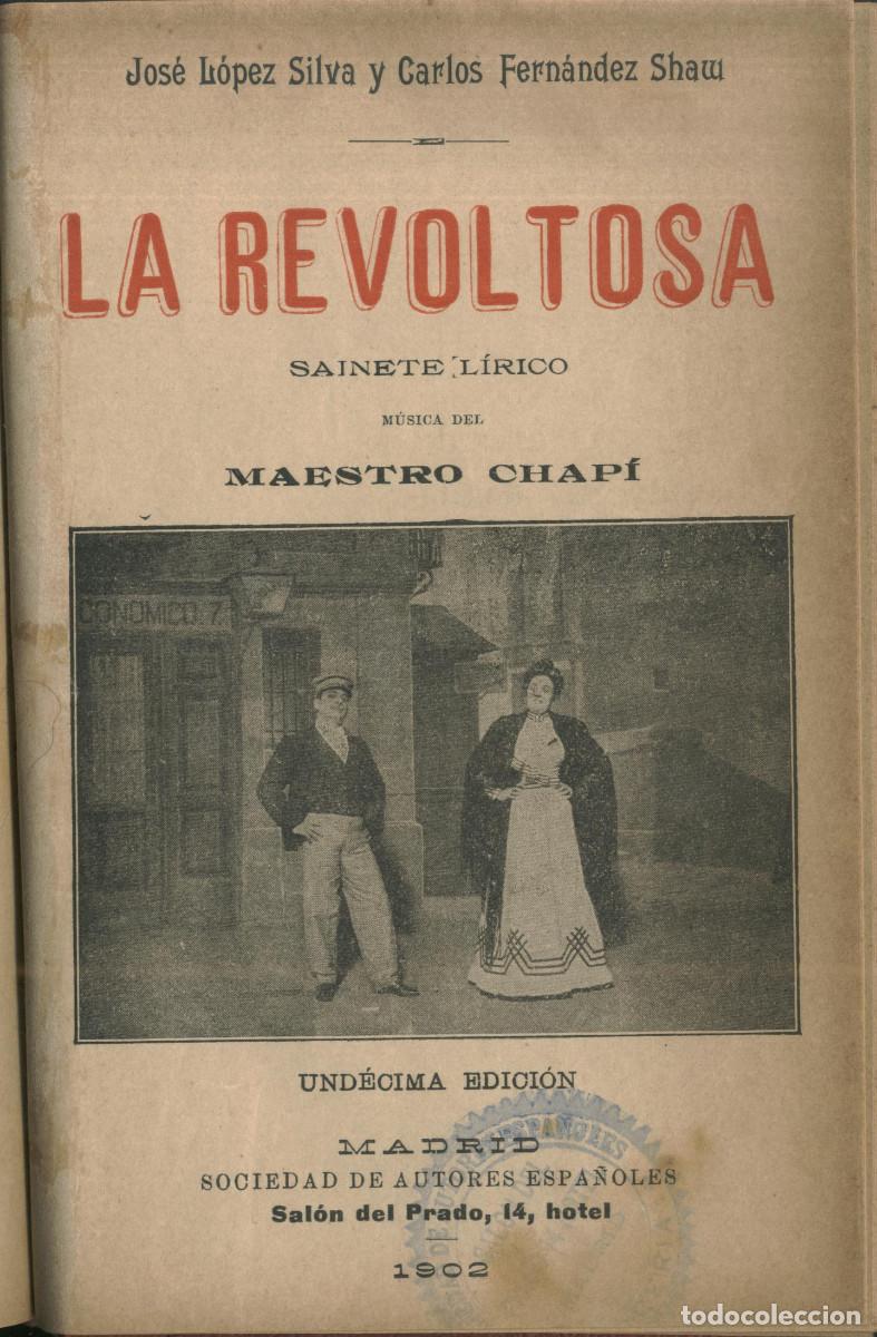 Libros antiguos: 7 Zarzuelas (1901-1904) - Foto 7