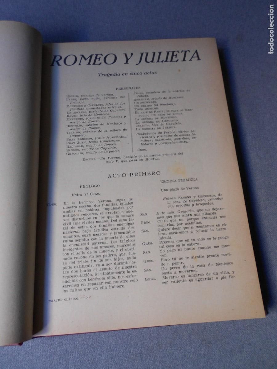Libros antiguos: TEATRO CLASICO EXTRANJERO - Foto 4