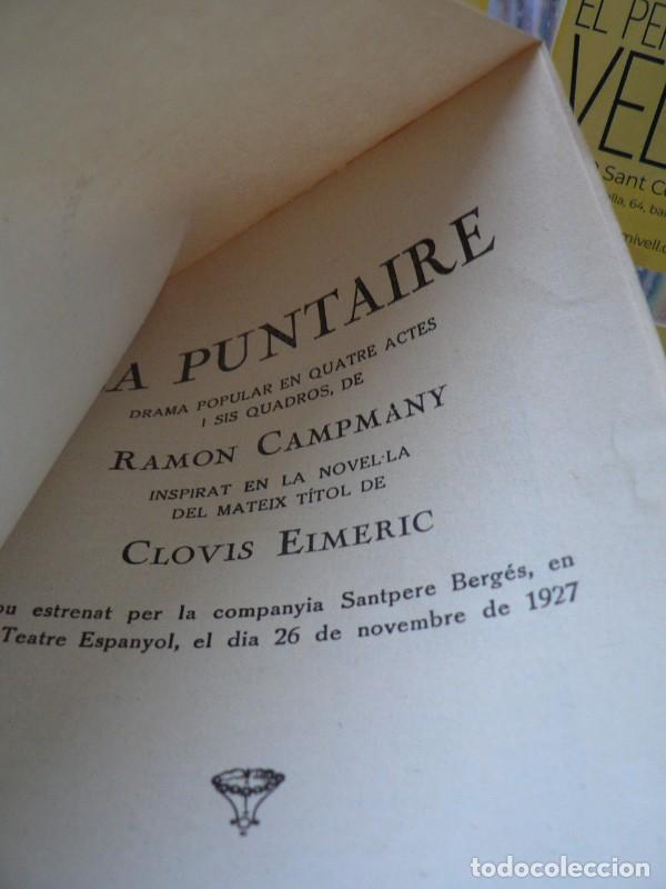 Libros antiguos: La Puntaire - Ram&oacute; Campmany (Clovis Eimeric) - Imp. R&agrave;fols - 1933 - Foto 3